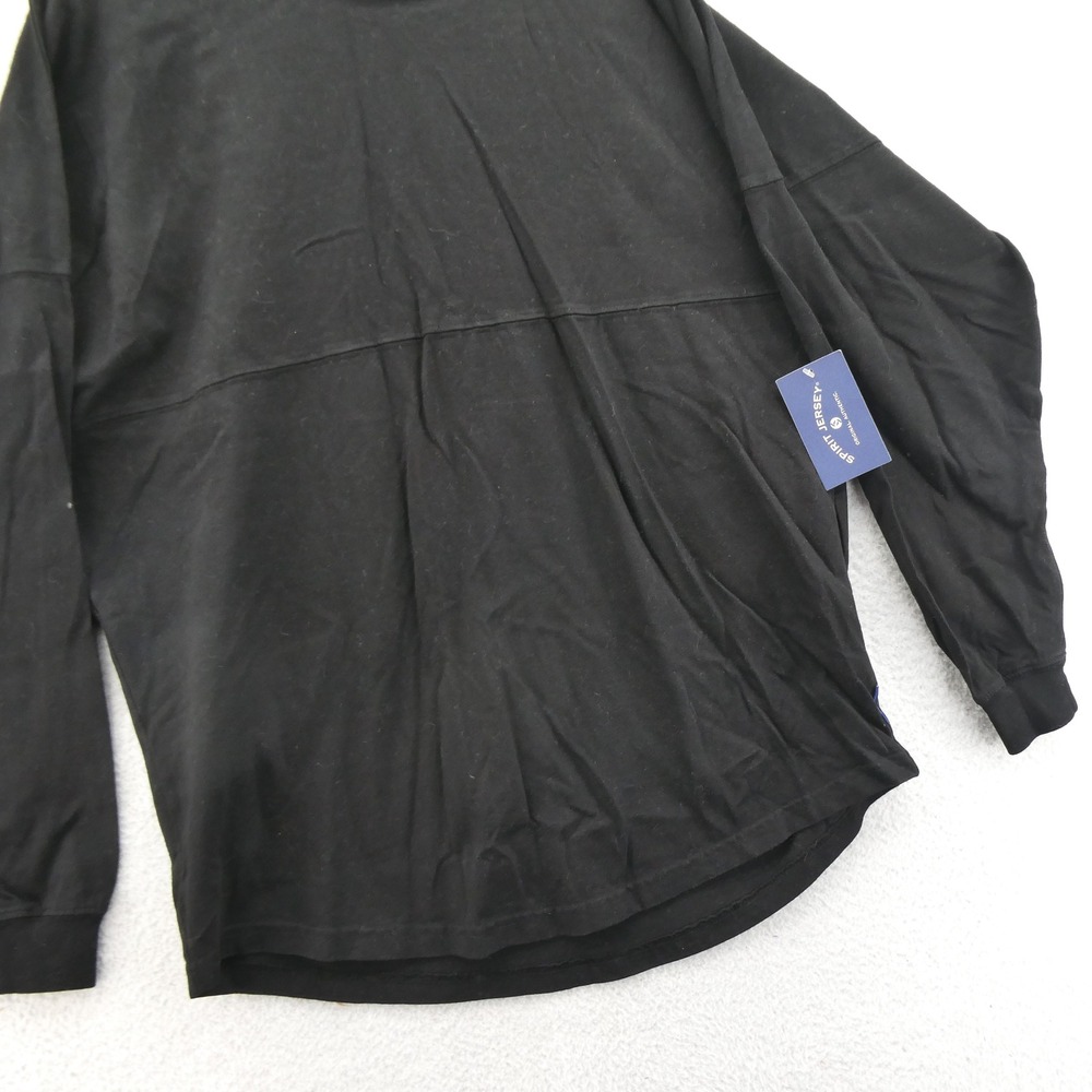 Spirit Jersey Shirt Women Medium Los Angeles California Black Long Sleeve Cotton - Picture 3 of 7